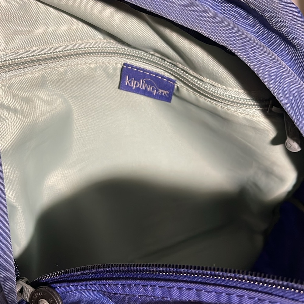 Kipling Small Backpack Multiple Zipper Pockets Pu… - image 8